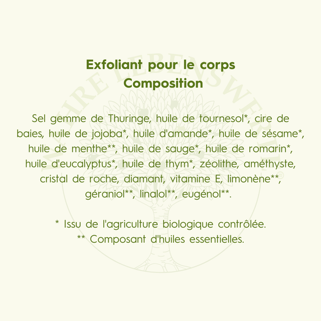 Exfoliant pour le corps 