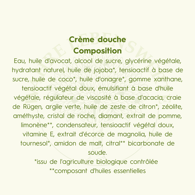Crème douche