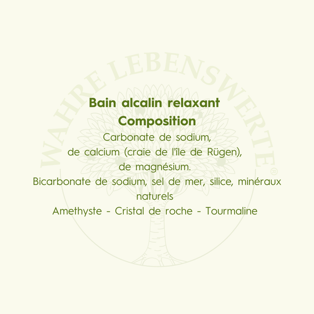 Bain alcalin relaxant