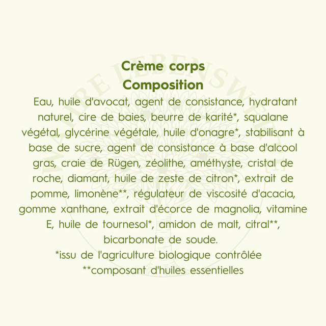 Crème corps